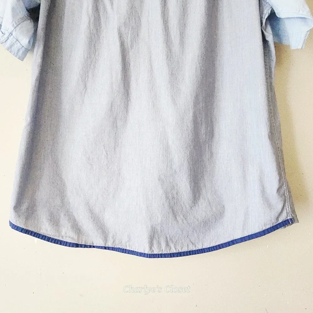 Utility Pocket Button Up Shirt L Cabana Resort Casual Gorpcore‎